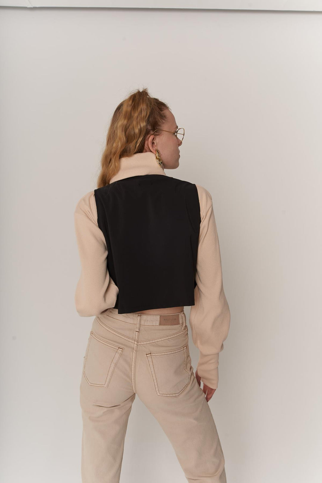 HLLY Women Police Vest Black - Diamond Bar