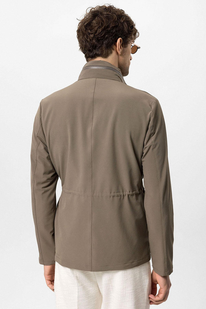 ANT High Collar Safari Men's Coat - Bazal’tove
