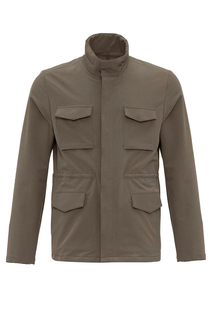 ANT High Collar Safari Men's Coat - Bazal’tove