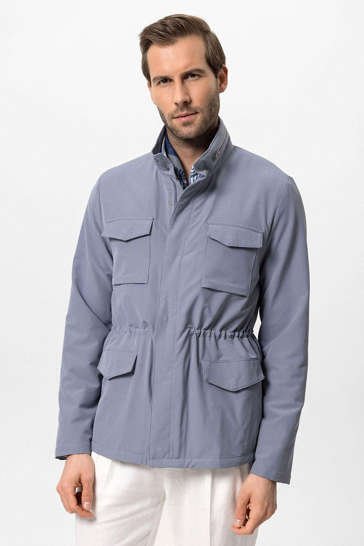 ANT High Collar Safari Men's Coat - Mira