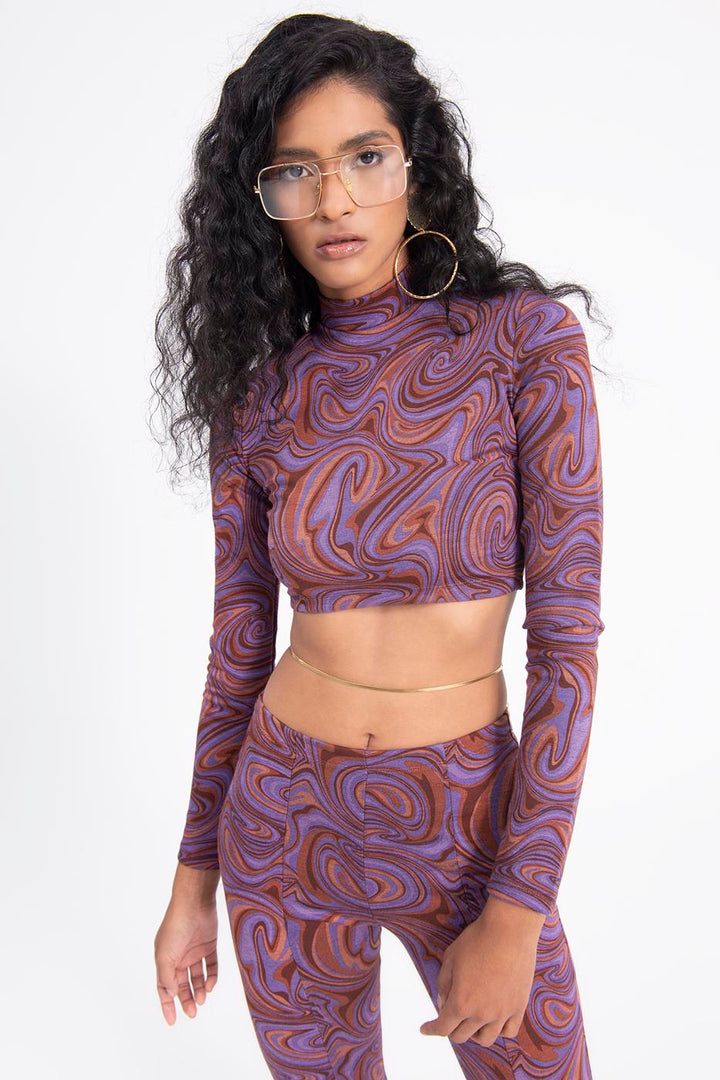 BSL Women High neck crop top - Alexandria