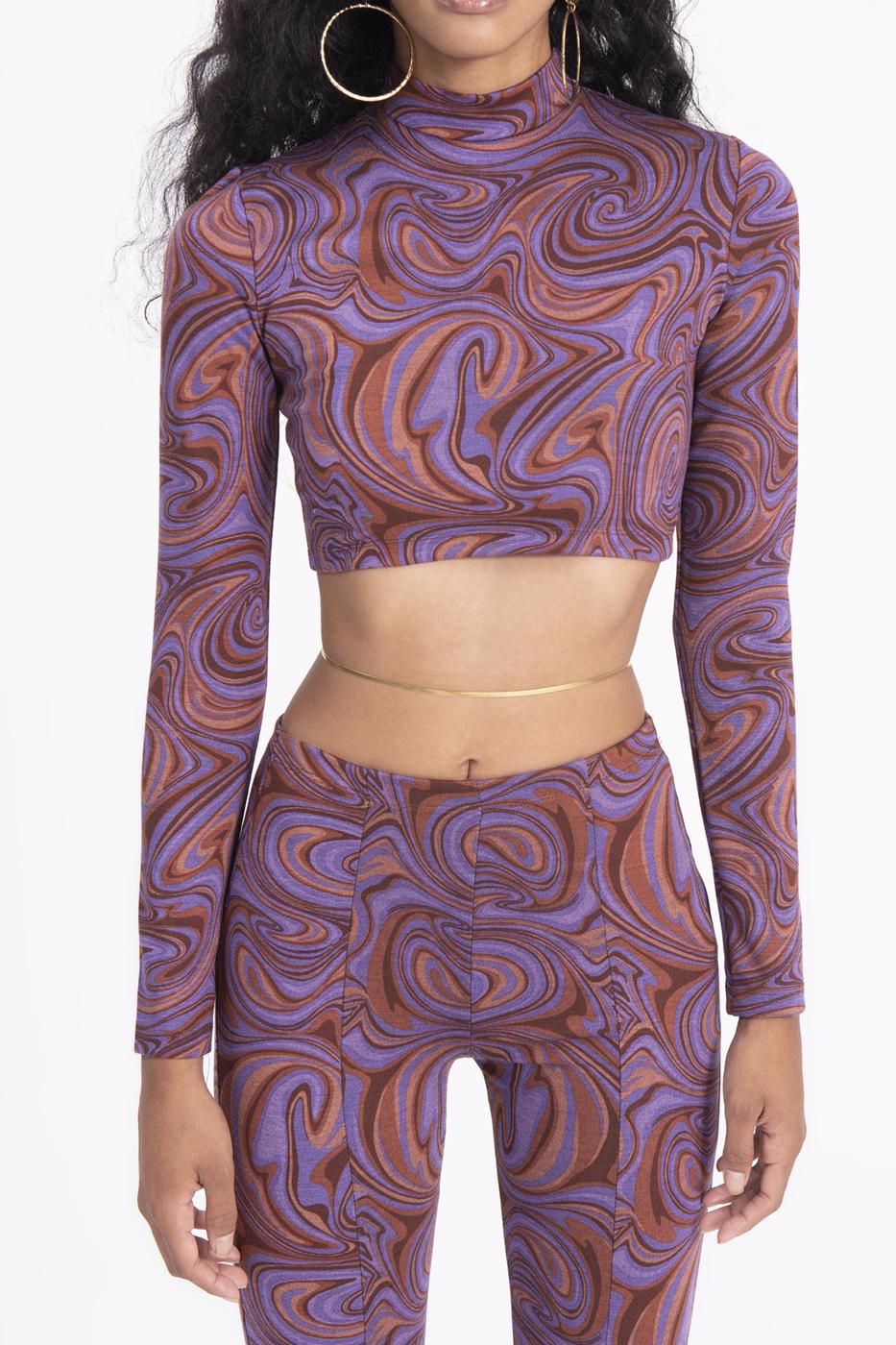 BSL Women High neck crop top - Alexandria