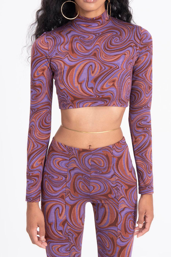 BSL Women High neck crop top - Alexandria