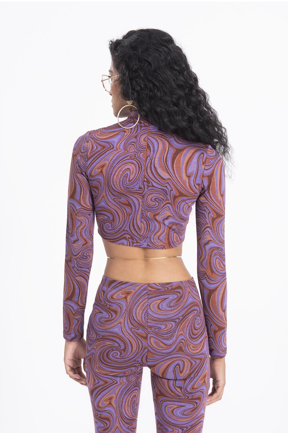 BSL Women High neck crop top - Alexandria