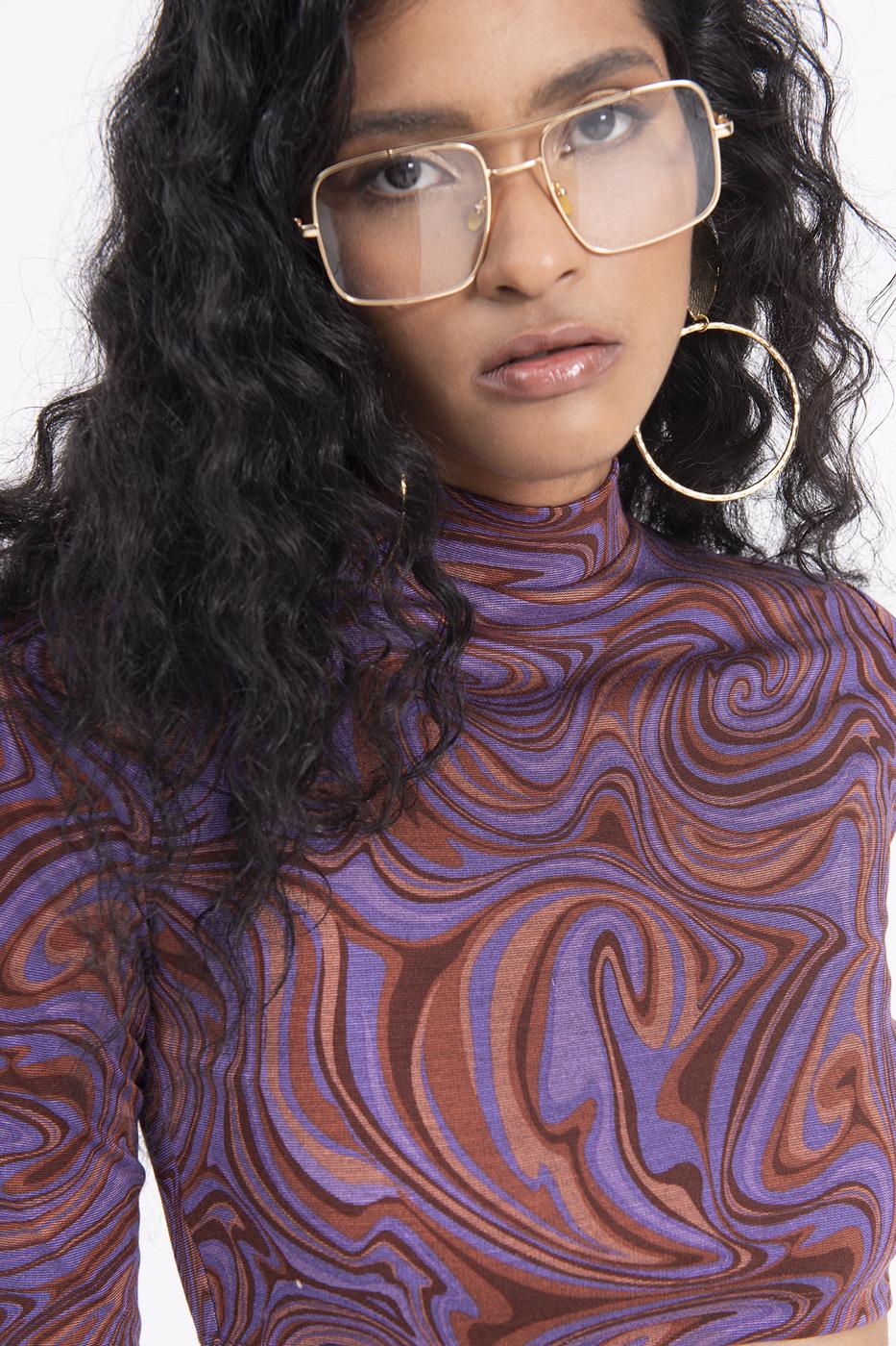 BSL Women High neck crop top - Alexandria