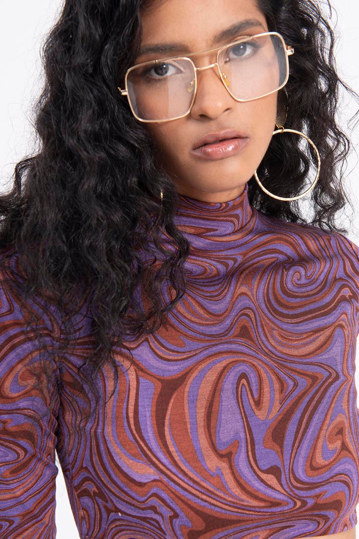BSL Women High neck crop top - Alexandria