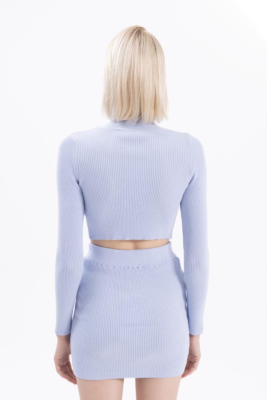 BSL Women High neck knitted blouse - Cheltenham