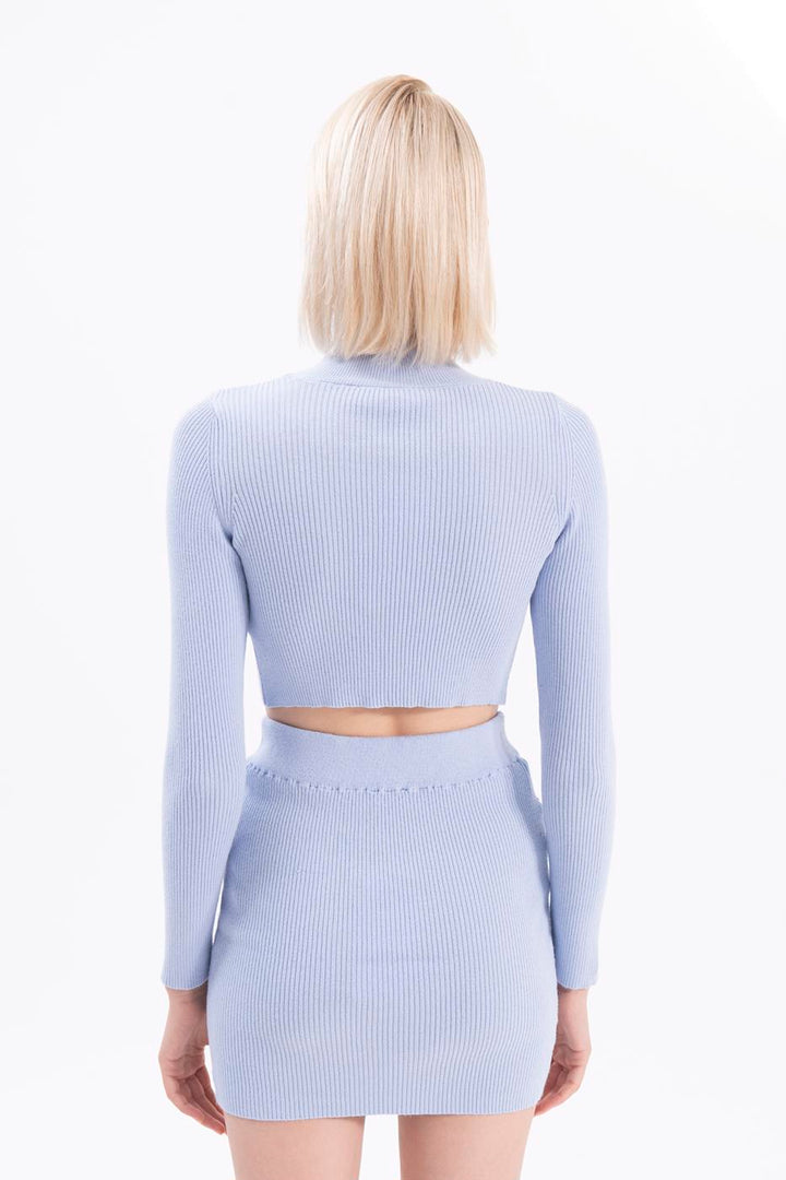 BSL Women High neck knitted blouse - Cheltenham