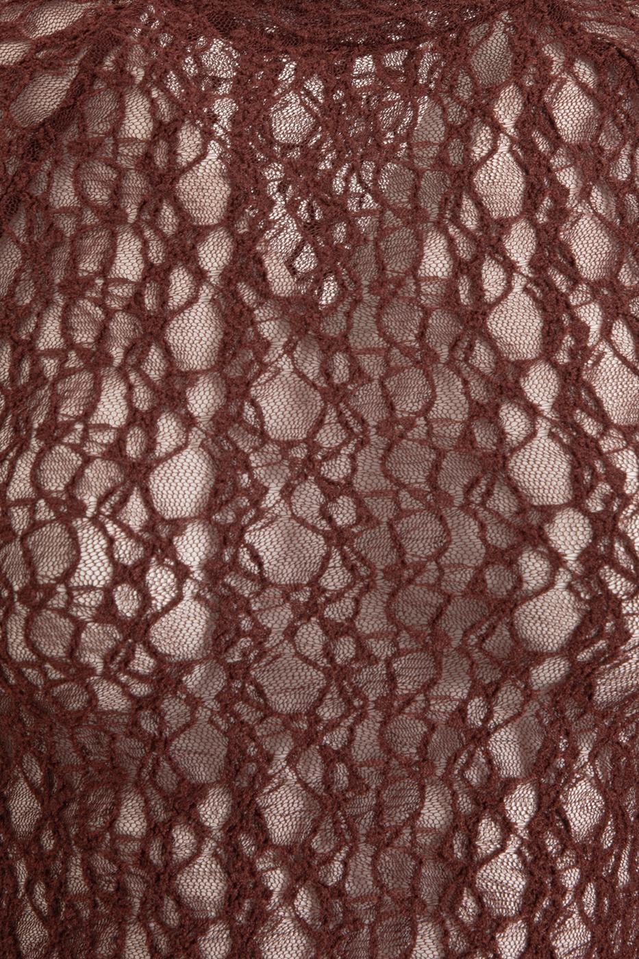 BSL Women High Collar Lace Top - Washington