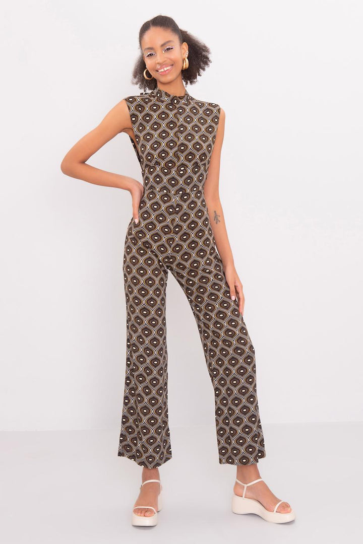 BSL Women High Neck Sleeveless Jumpsuit - Saint-Jean-sur-Richelieu