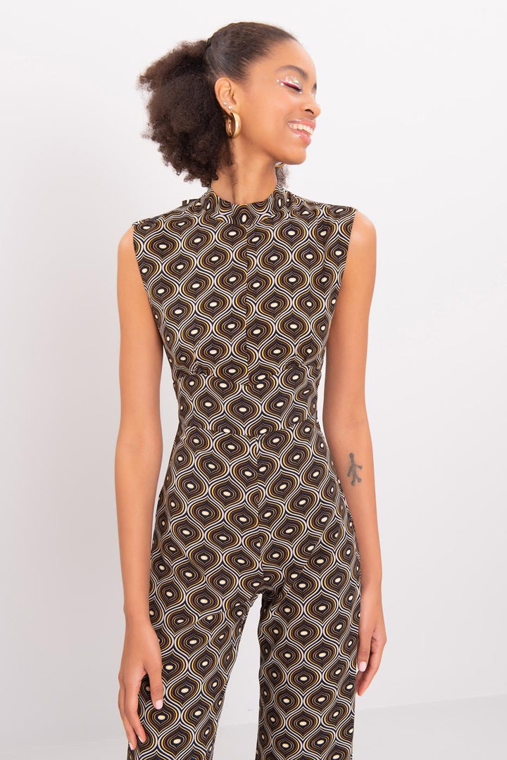 BSL Women High Neck Sleeveless Jumpsuit - Saint-Jean-sur-Richelieu