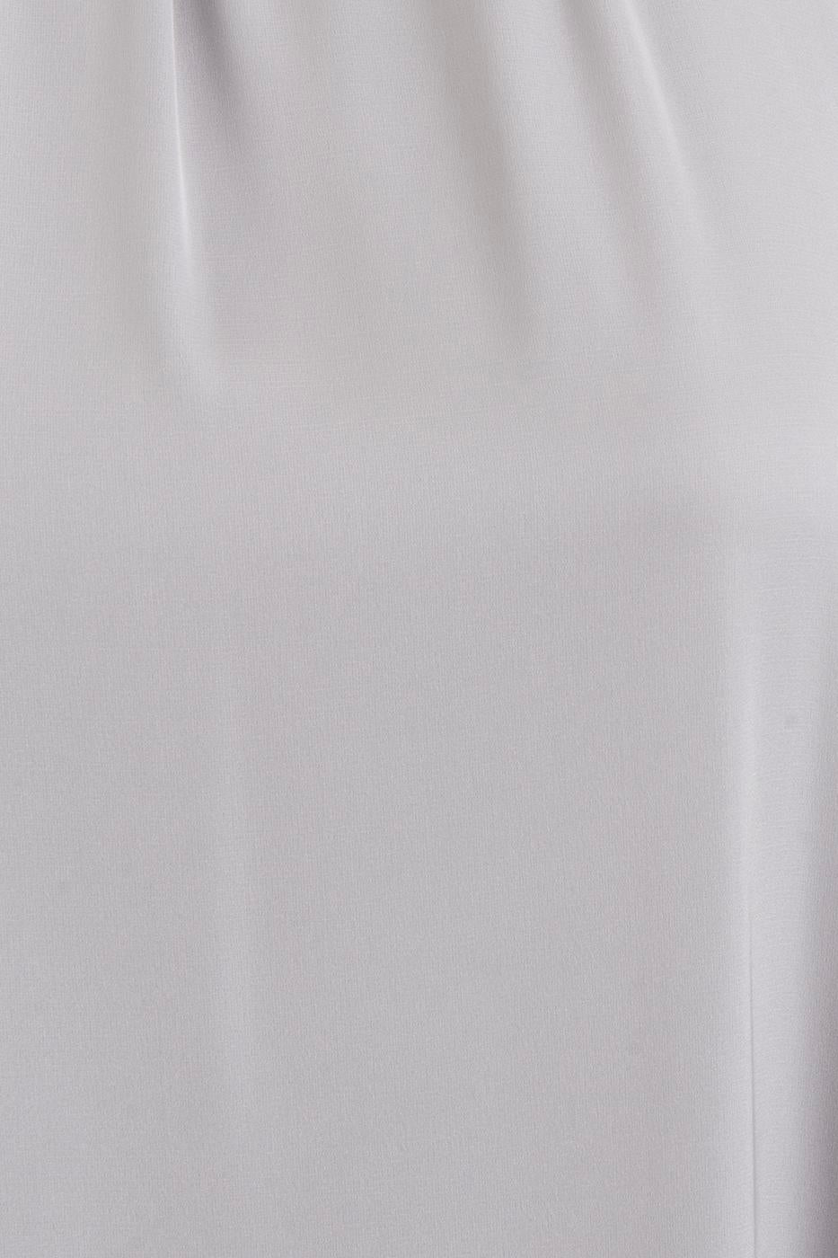 BSL Women High Collar Oversize Satin Midi Dress - Alcorcón