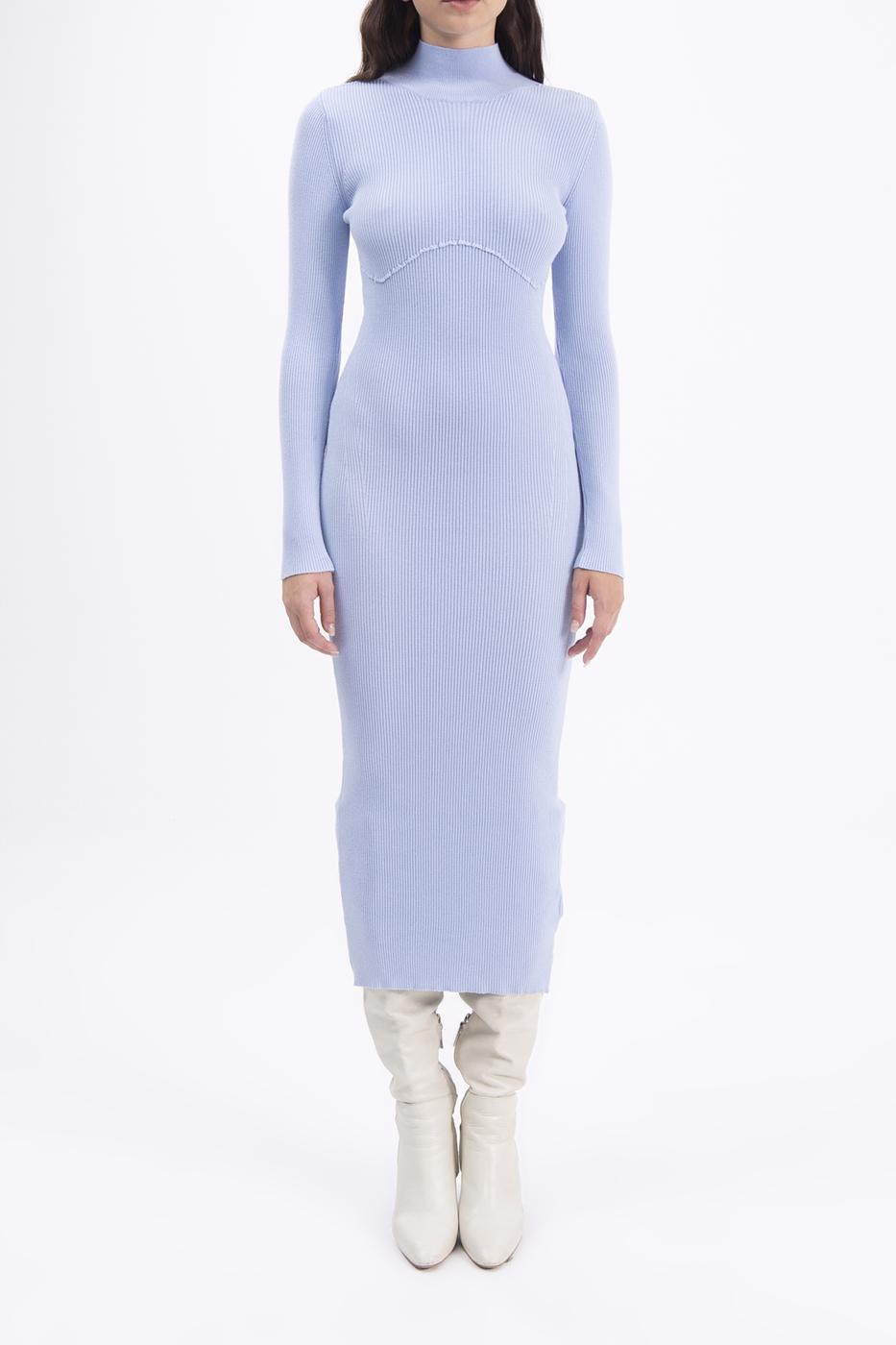 BSL Women High neck knitted pencil dress - Hartford