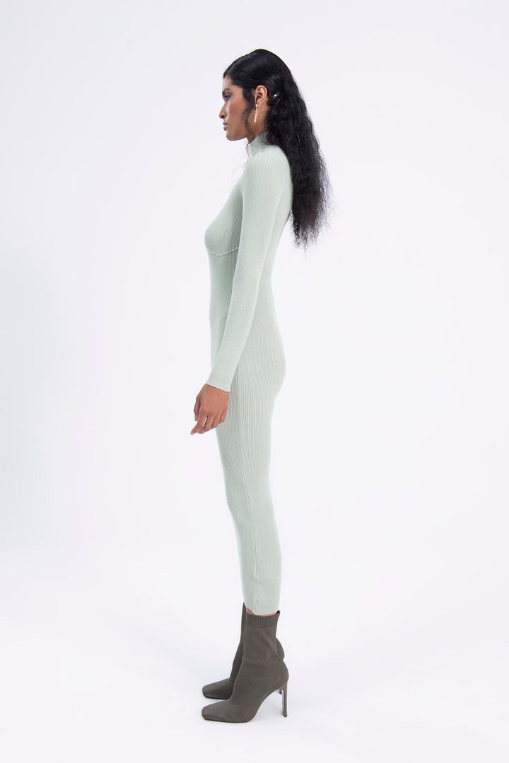 BSL Women High neck knitted pencil dress - Nice