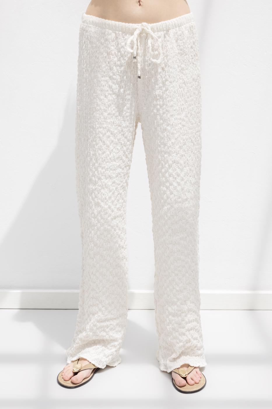 BSL Women Textured Loose Trousers - Woerden