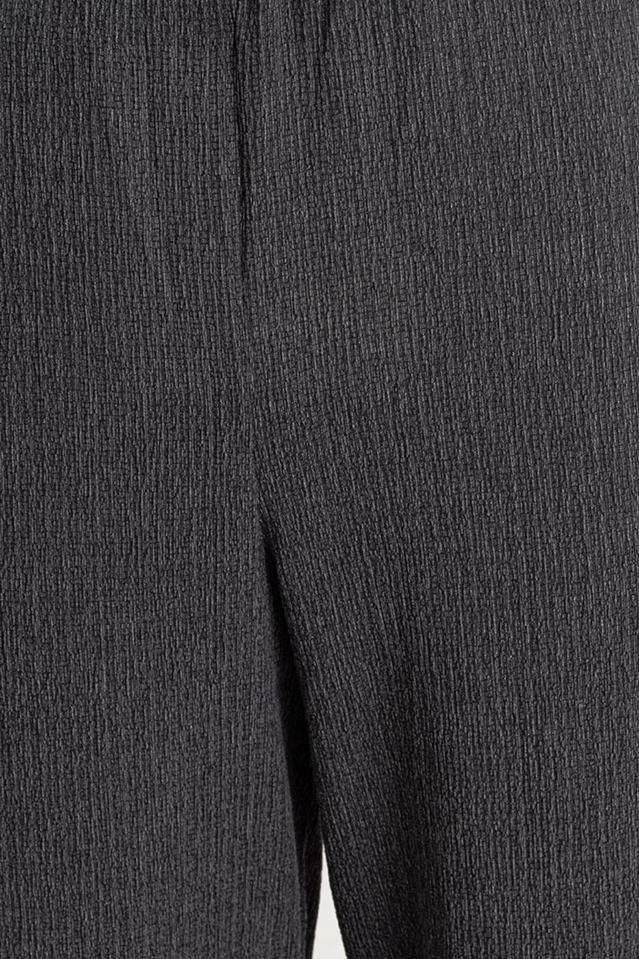 BSL Women Textured Straight Cut Trousers - Fermo