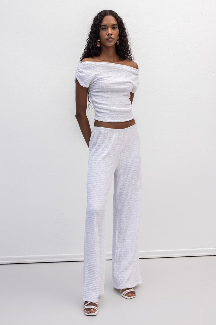 BSL Women Textured Trousers - Kingswood