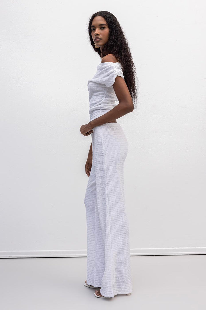 BSL Women Textured Trousers - Kingswood
