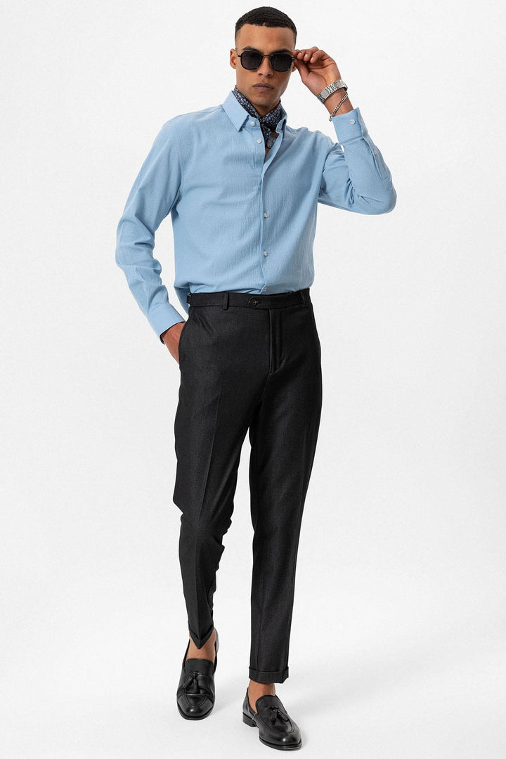ANT Textured Regular Fit Men's Shirt - Terracina