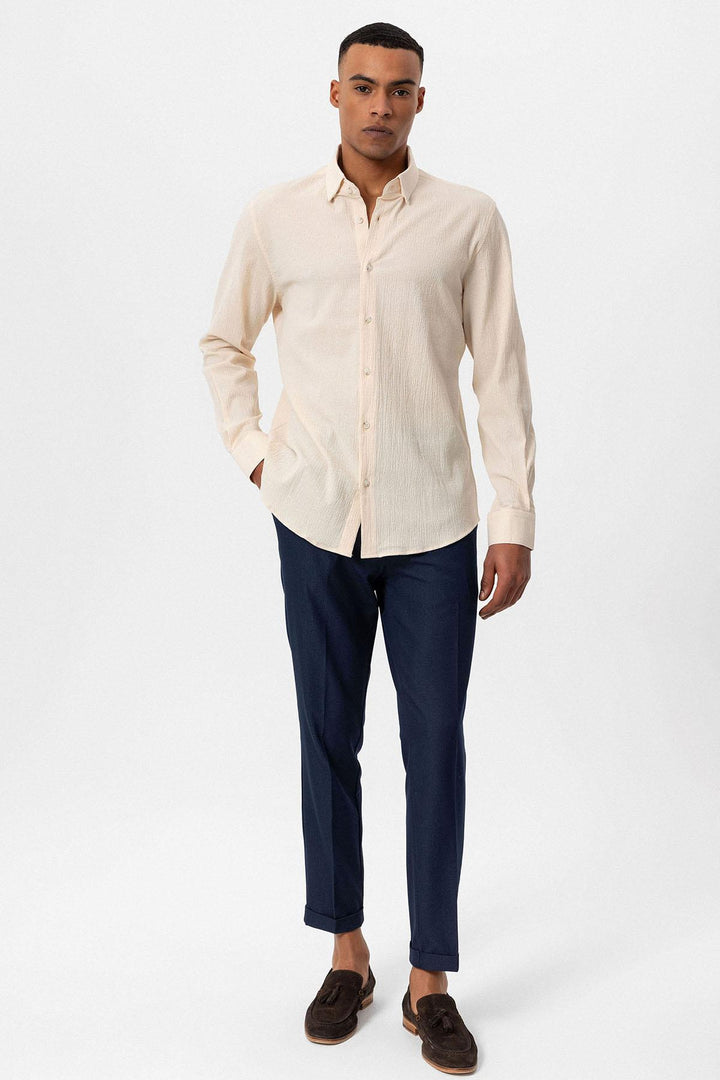 ANT Textured Regular Fit Men's Shirt - Puerto Real
