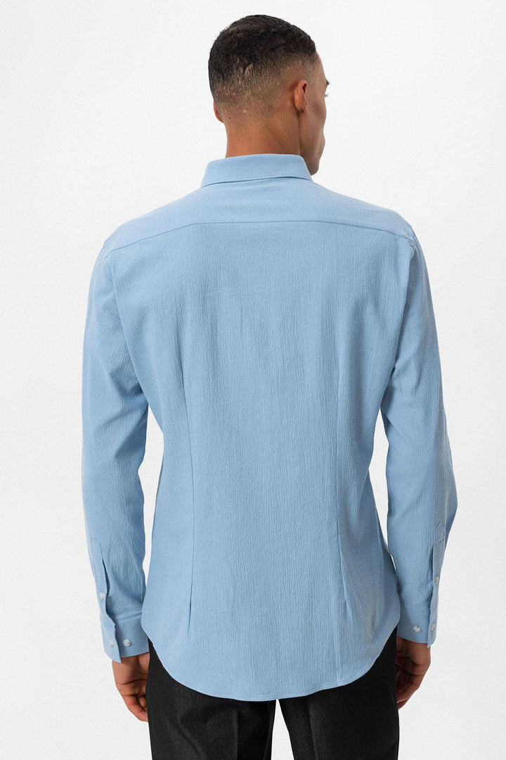 ANT Textured Regular Fit Men's Shirt - Terracina