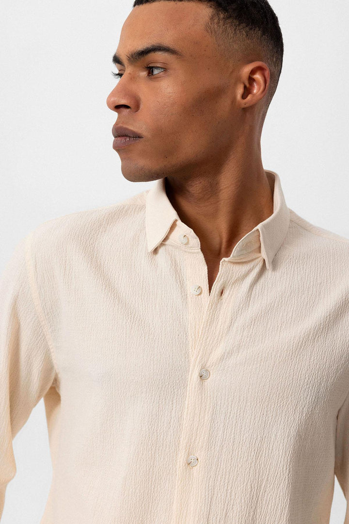 ANT Textured Regular Fit Men's Shirt - Puerto Real