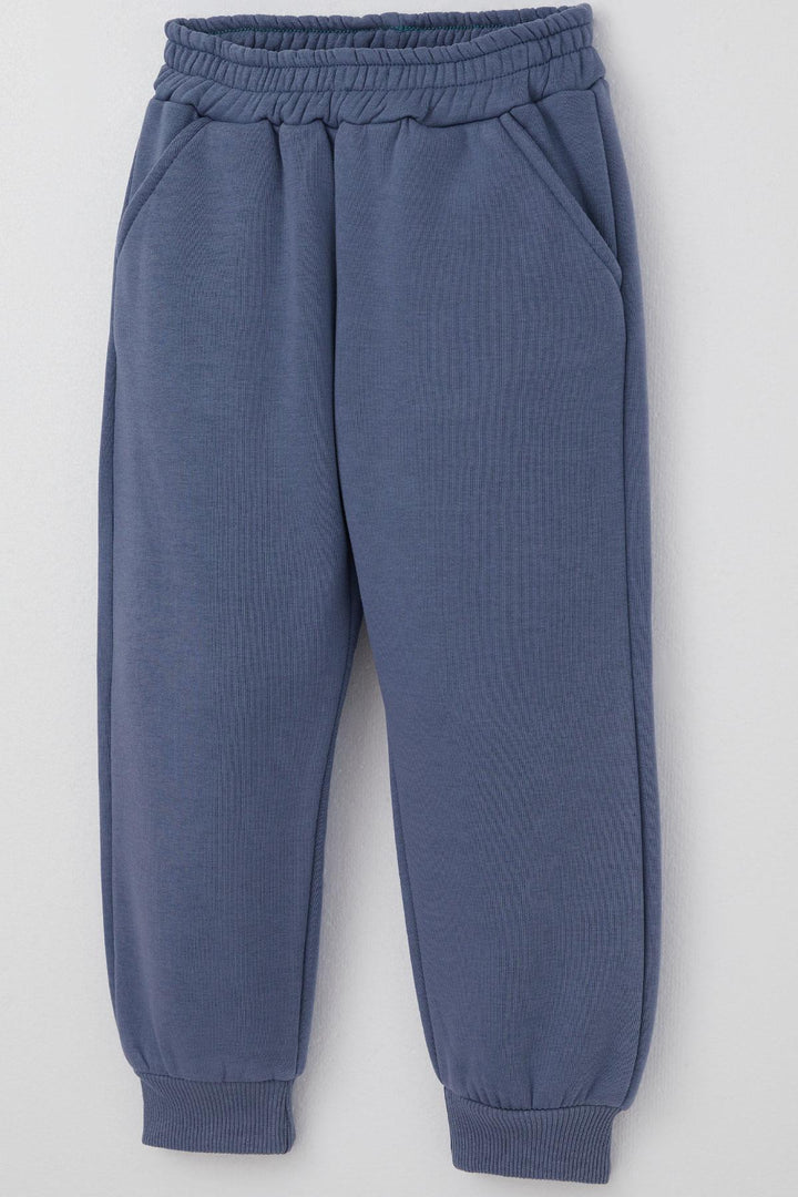 BRE Donino Erkek Çocuk Eşofman Takımı Püskürtme Boya Desenli Cep Detaylı 2-5 Yaş, Ekru - Spring Valley