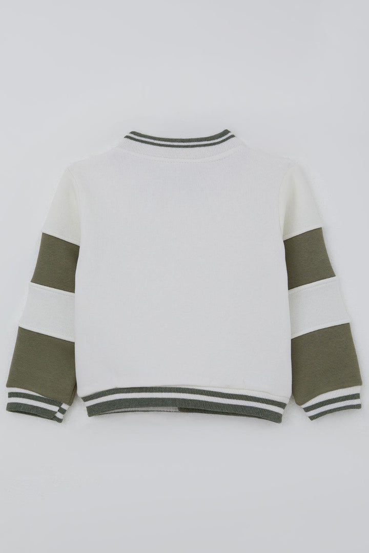 BRE Donino Boys' Tracksuit Cute Bear Printed 2-5 Years, Ecru - Sesto San Giovanni