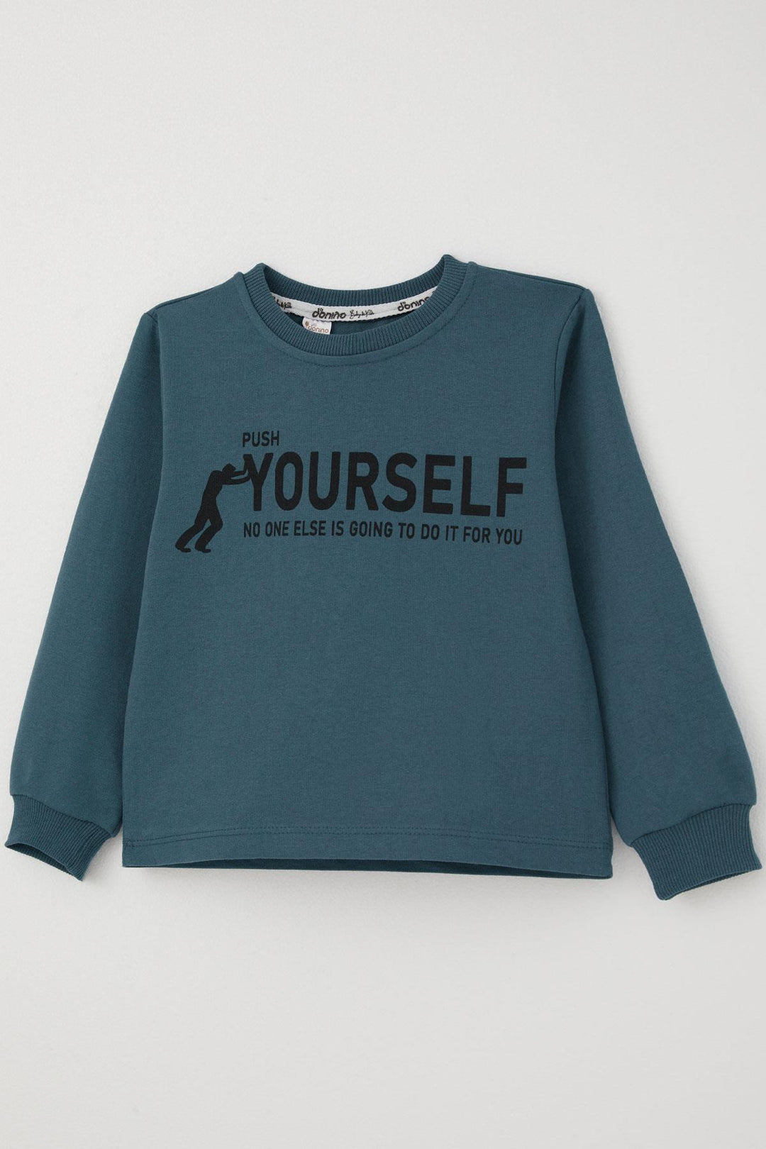 BRE Donino Boys' Tracksuit Set Printed with Summer Micro Vest 2-5 Years, Indigo - Kramatorsk