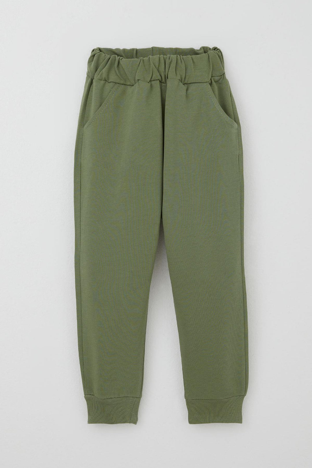 BRE Donino Boys' Tracksuit Set Printed with Summer Micro Vest 2-5 Years, Khaki Green - Ixtlahuaca