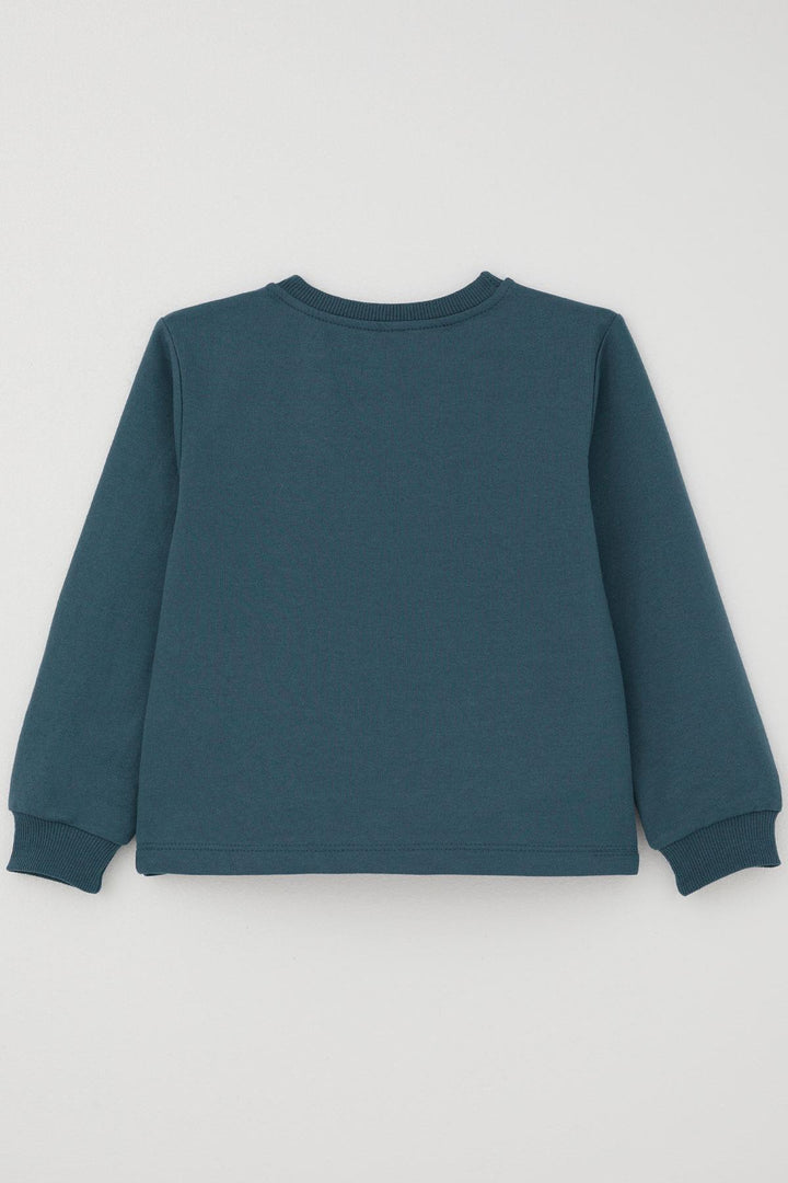 BRE Donino Boys' Tracksuit Set Printed with Summer Micro Vest 2-5 Years, Indigo - Kramatorsk