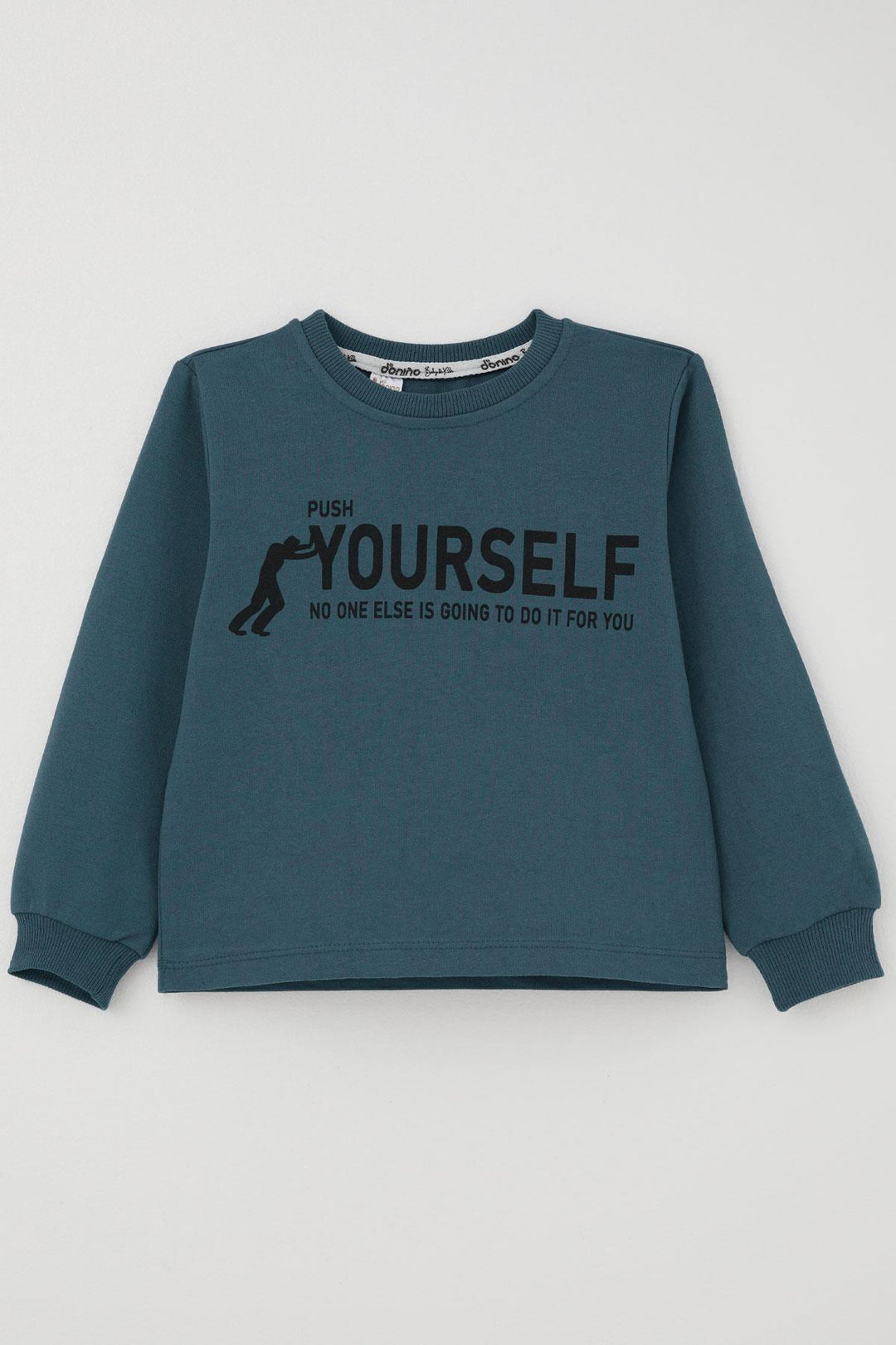 BRE Donino Boys' Tracksuit Set Printed with Summer Micro Vest 2-5 Years, Indigo - Kramatorsk