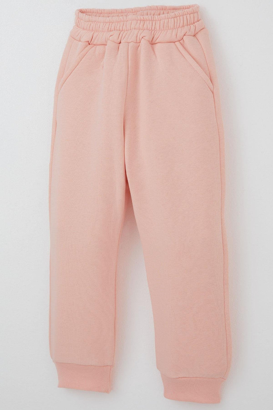 BRE Donino Girl's Tracksuit Set with Flower Patterned Vest, 2-5 Years, Pink - Chaniá