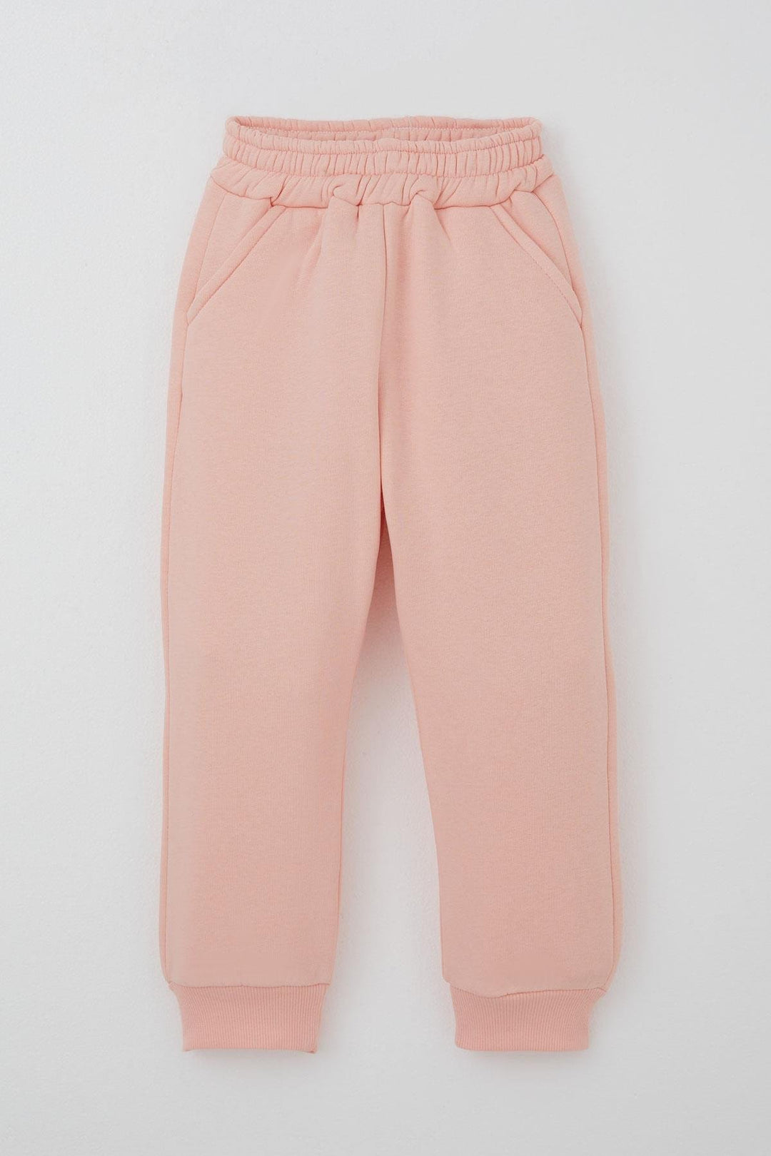 BRE Donino Girl's Tracksuit Set with Flower Patterned Vest, 2-5 Years, Pink - Chaniá