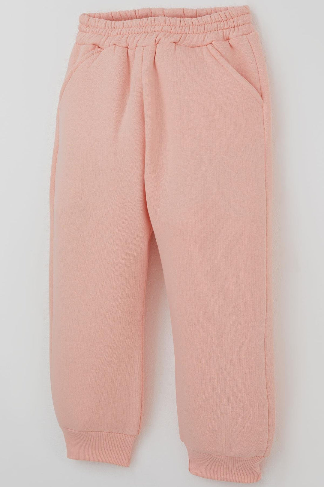 BRE Donino Girl Child Tracksuit Printed with Snap Fastener 2-5 Years, Salmon - Utica