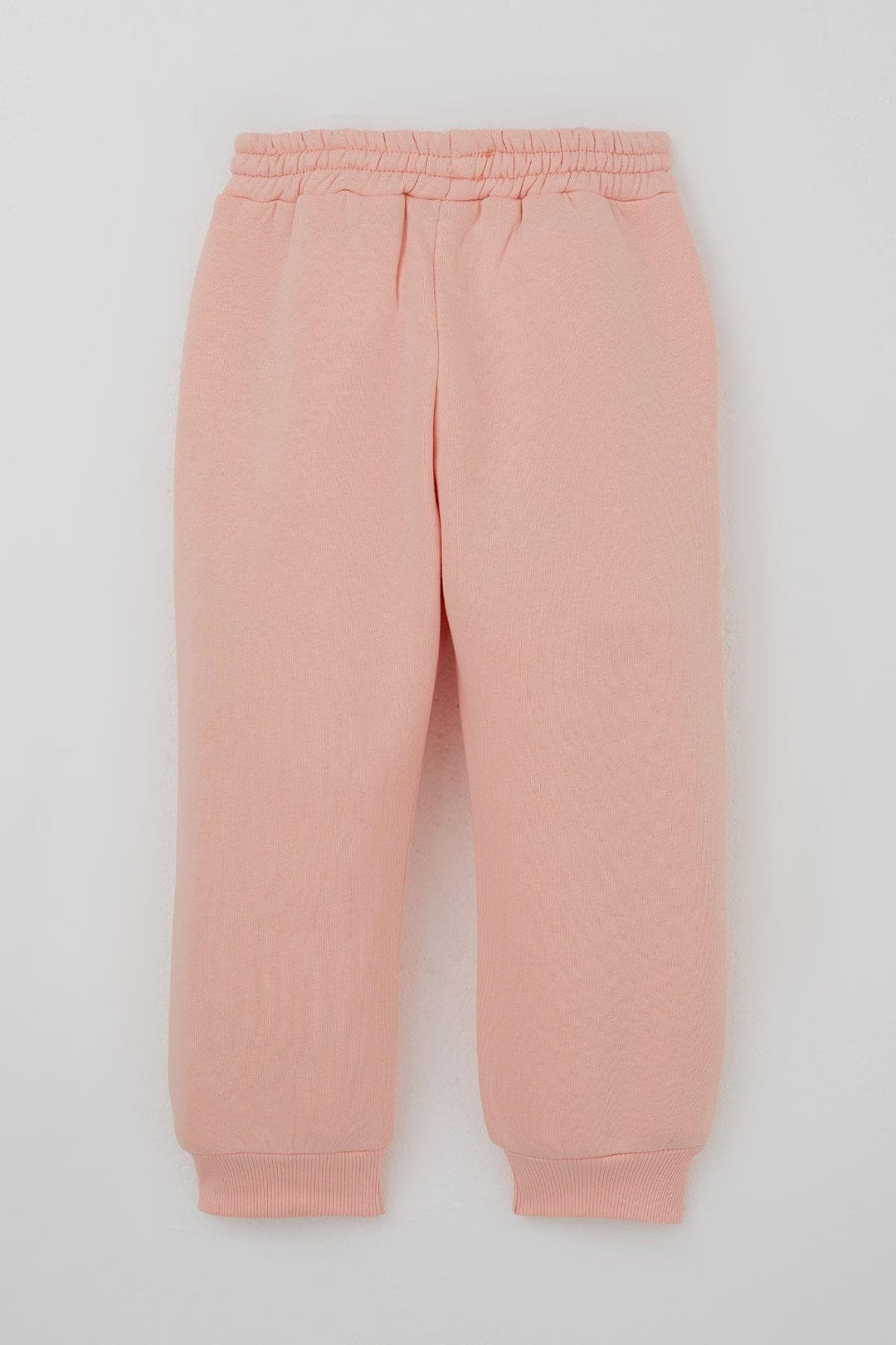 BRE Donino Girl's Tracksuit with Printed Text Snap Fastener 2-5 Years, Salmon - Methuen Town