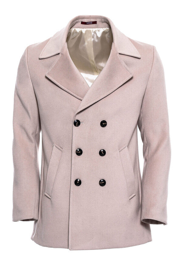 WSS Double Breasted Cachet Cream Color Coat  - Whanganui