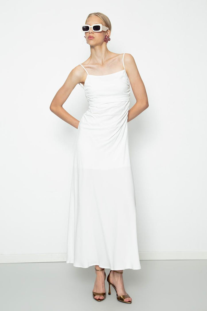 BSL Women Draped Strap Maxi Dress - Almería