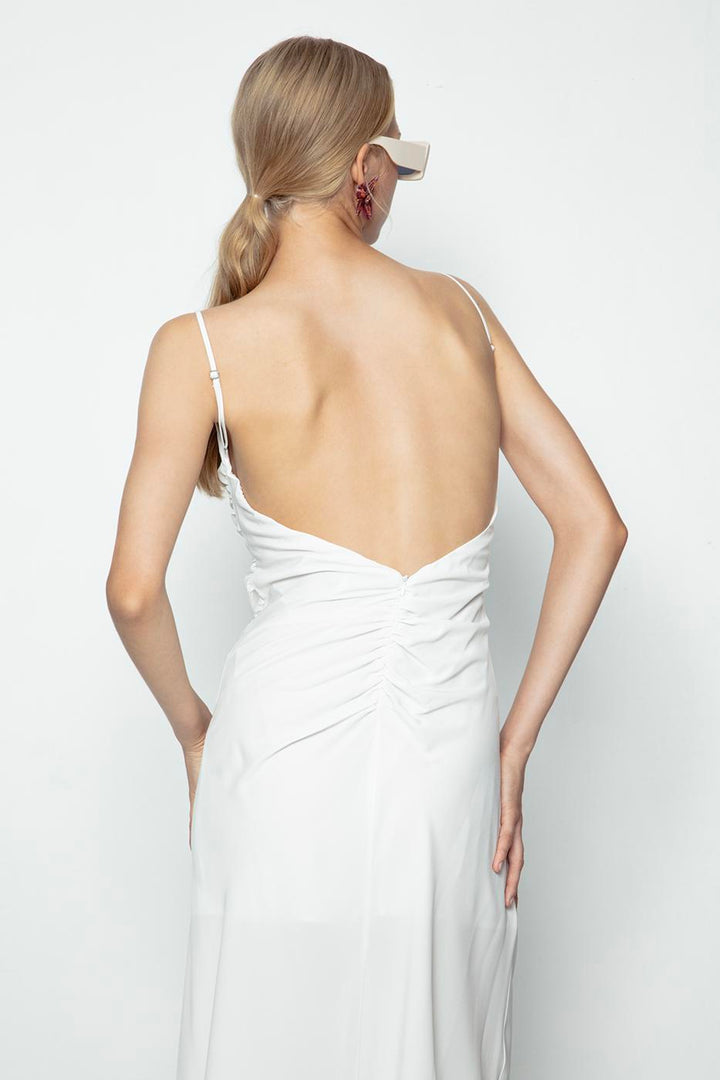 BSL Women Draped Strap Maxi Dress - Almería