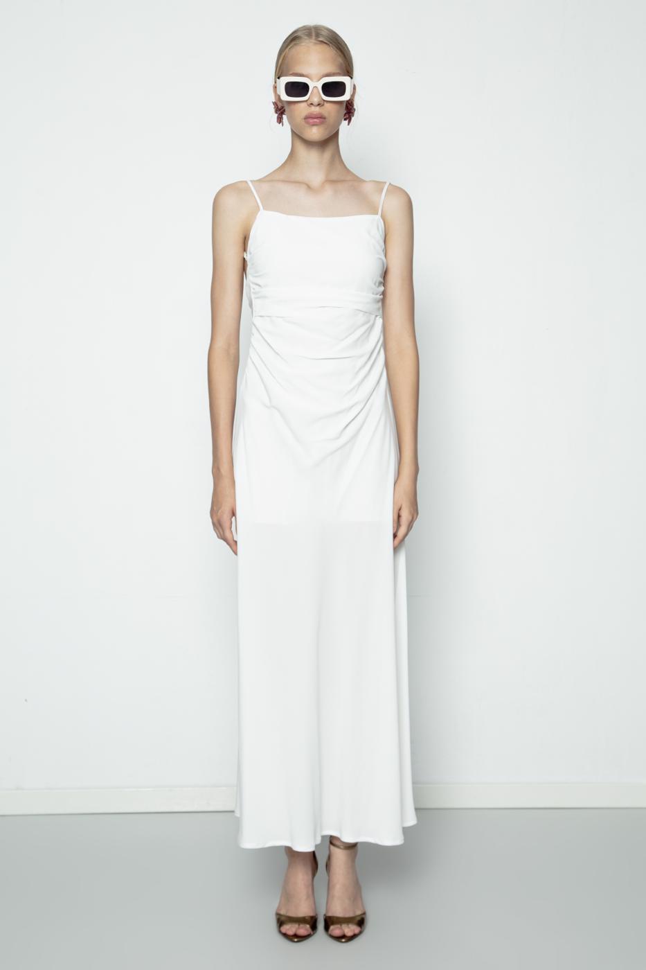BSL Women Draped Strap Maxi Dress - Almería
