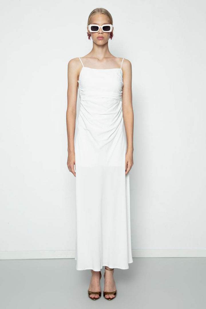 BSL Women Draped Strap Maxi Dress - Almería