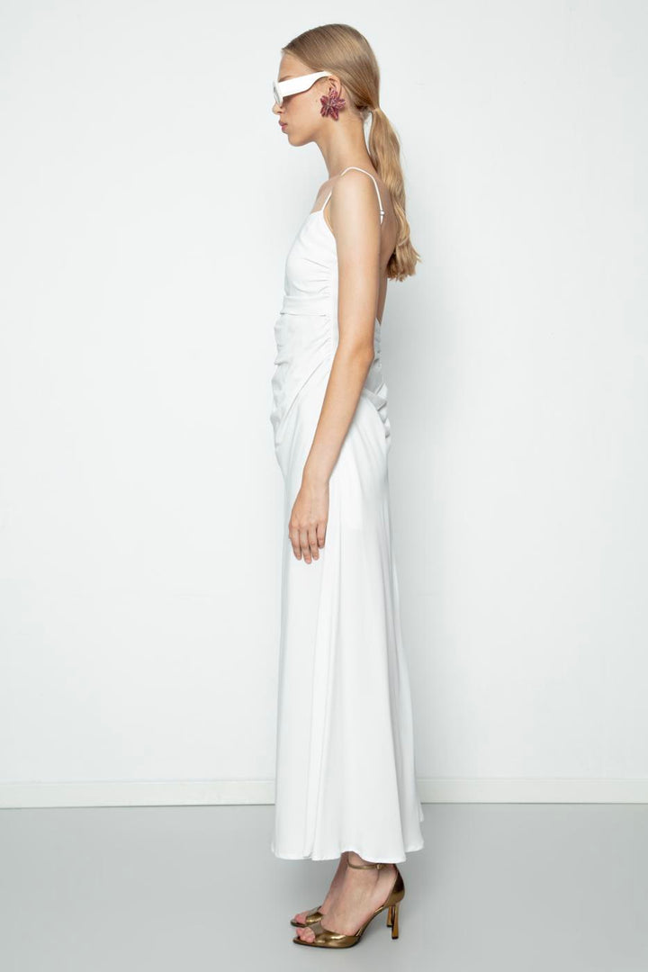 BSL Women Draped Strap Maxi Dress - Almería