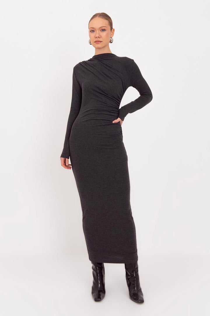 BSL Women Draped Midi Dress - Widnes