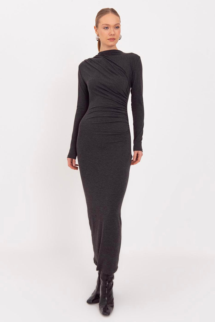BSL Women Draped Midi Dress - Widnes