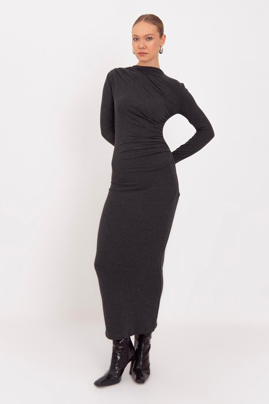 BSL Women Draped Midi Dress - Widnes