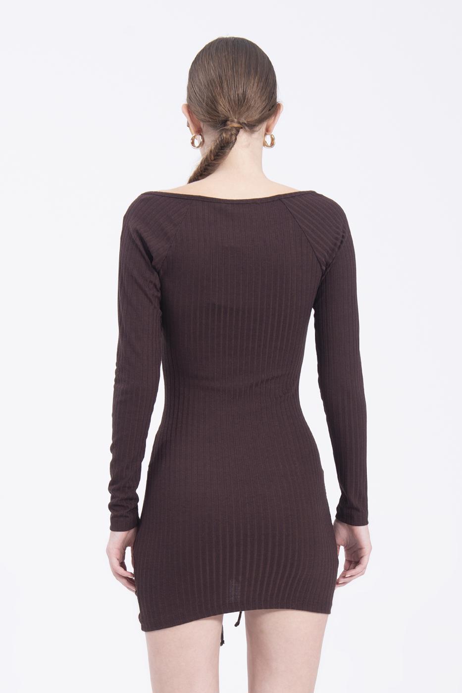 BSL Women Drapped mini dress - Little Elm