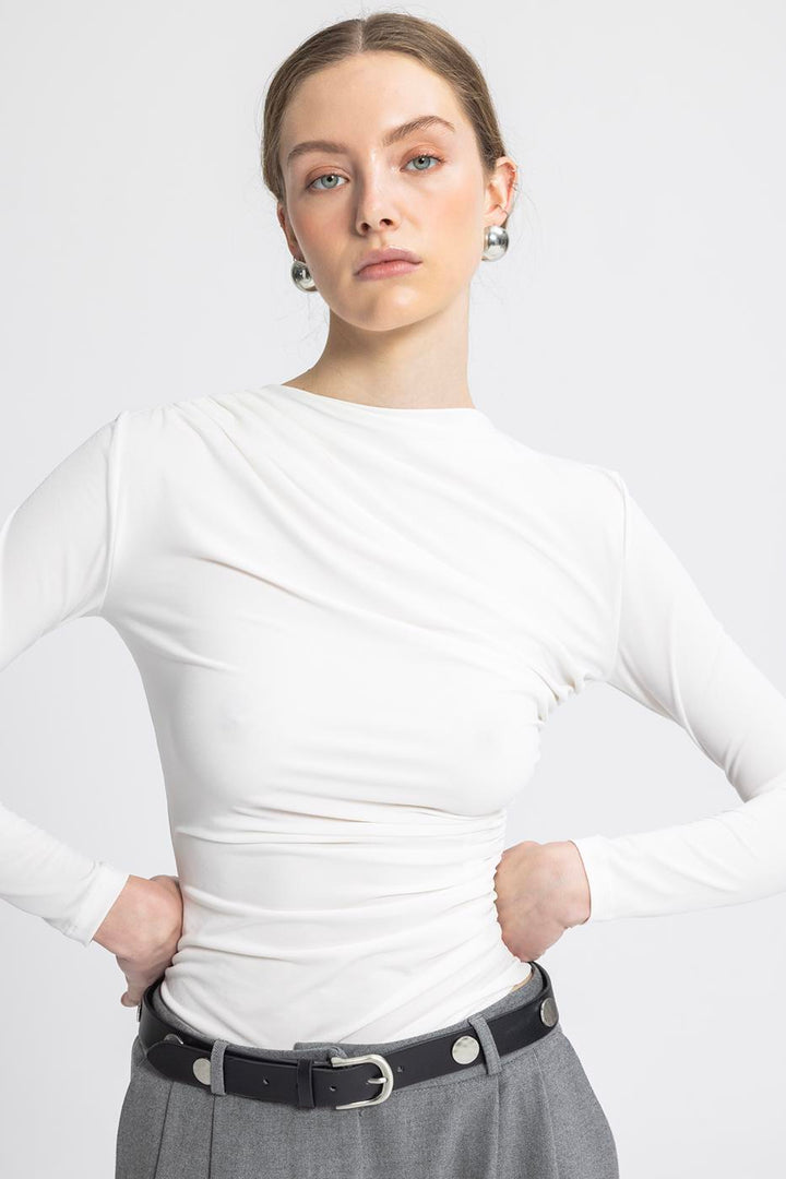 BSL Women Draped Top - Casalnuovo di Napoli