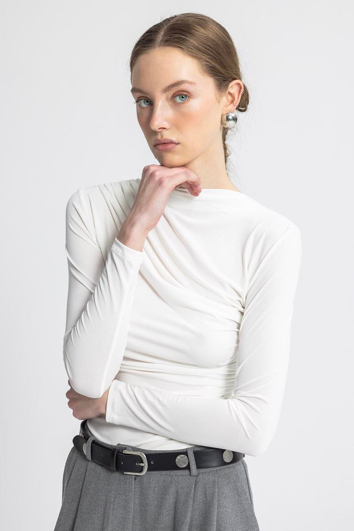 BSL Women Draped Top - Casalnuovo di Napoli