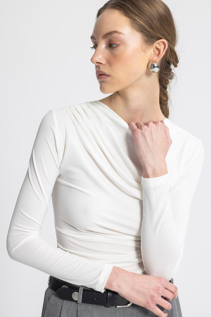 BSL Women Draped Top - Casalnuovo di Napoli