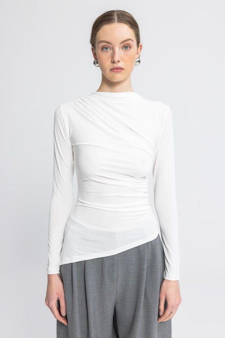 BSL Women Draped Top - Casalnuovo di Napoli
